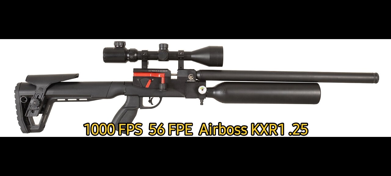 Kervan Arms KXR1 Airboss .25 cal a serious powerhouse