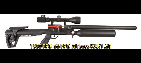 Kervan Arms KXR1 Airboss .25 cal a serious powerhouse