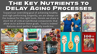The Top Key Nutrients to Delay Aging Processes
