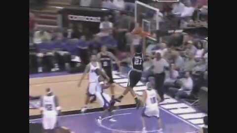 Tim Duncan 22 Points 4 Ast 4 Blk @ Kings, 2005-06.