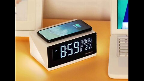 The Great Get Together - Wireless Charger, Alarm Clock & Bedside Lamp