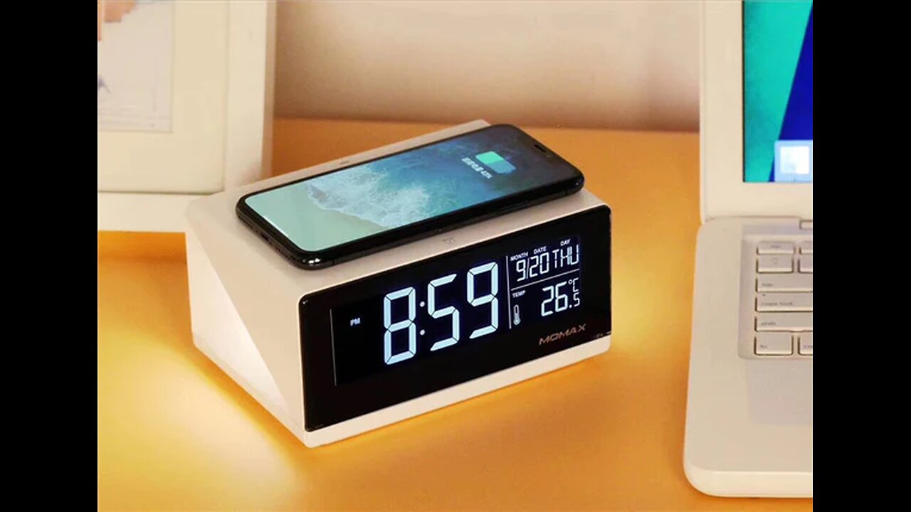The Great Get Together - Wireless Charger, Alarm Clock & Bedside Lamp