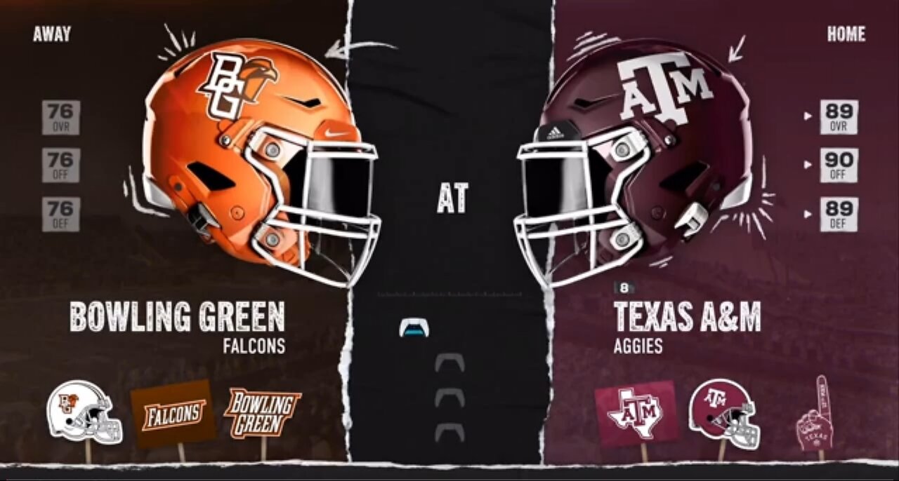 Ep3 Bowling Green vs #8 Texas A&M: Can we beat a top 10 team?