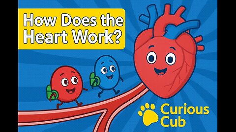 How Does the Human Heart Work? | Blood’s Amazing Journey Inside Your Body! ❤️ | Curious Cub
