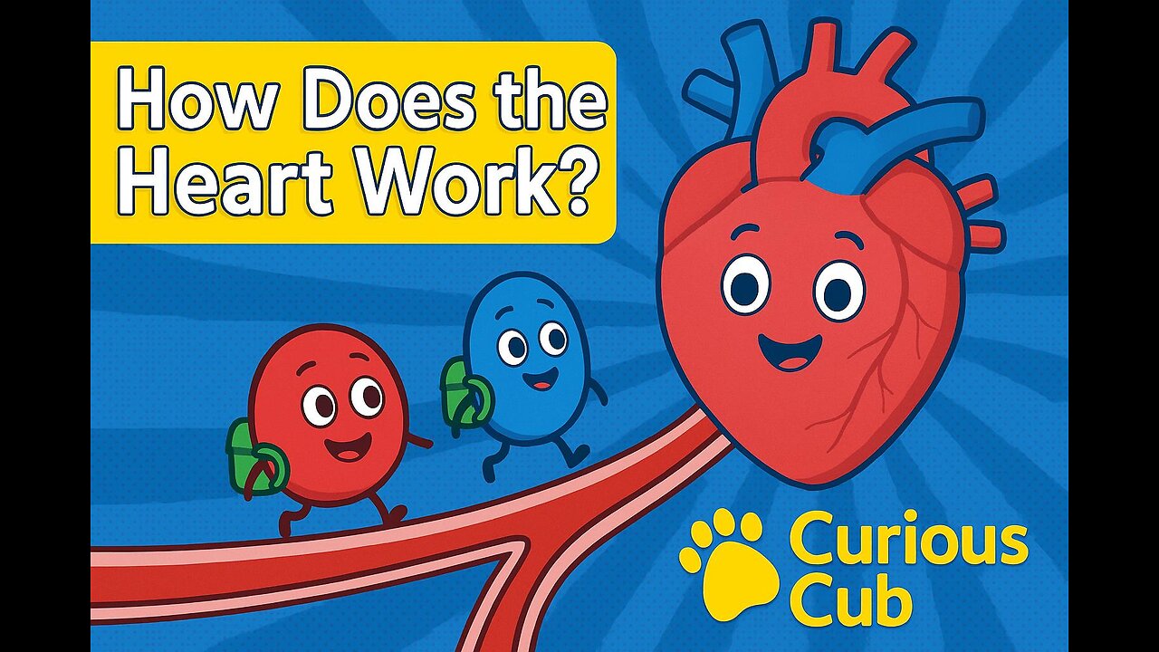 How Does the Human Heart Work? | Blood’s Amazing Journey Inside Your Body! ❤️ | Curious Cub