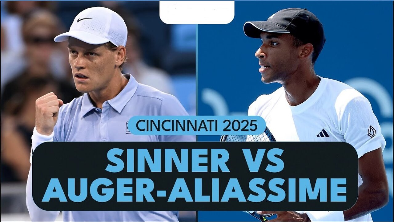 Jannik Sinner vs Felix Auger-Aliassime | Cincinnati 2025 Highlights