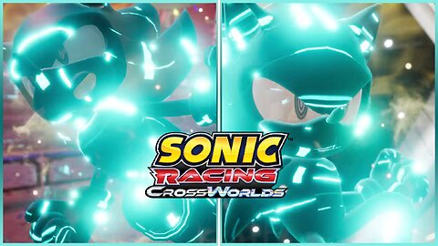 Cyber Sonic vs Mirror Egg & Secret Grand Prix - Sonic Racing Crossworlds -By Nutra2392