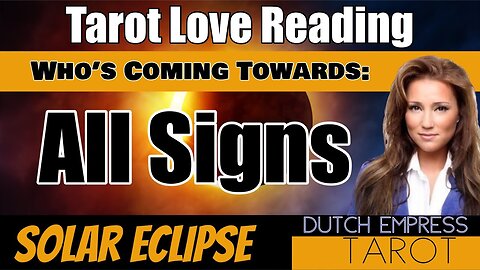 LIVE ALL SIGNS SOLAR ECLIPSE TAROT LOVE READING | Who's Coming Towards You? Timestamped