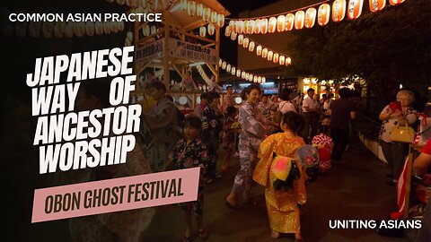 Japanese way of doing common asian practice of ancestor worship