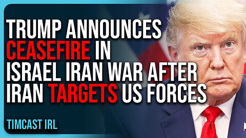Trump Announces CEASEFIRE In Israel Iran War After Iran TARGETS US Forces With Missiles