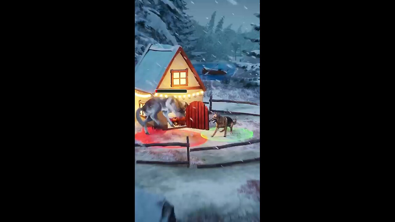 dogs help hwr wwolf in could day #