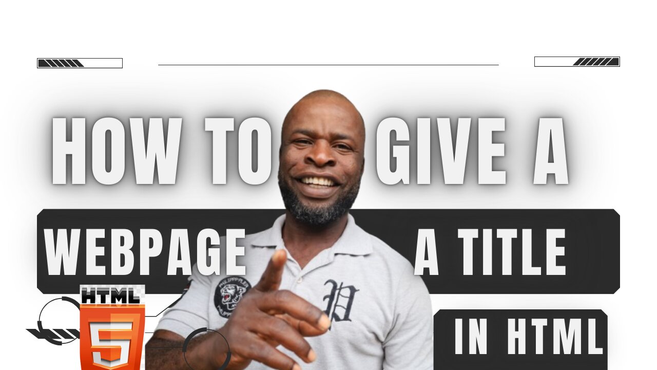 🏷️ How to Give a Webpage a Title in HTML | HTML Title Tag Tutorial