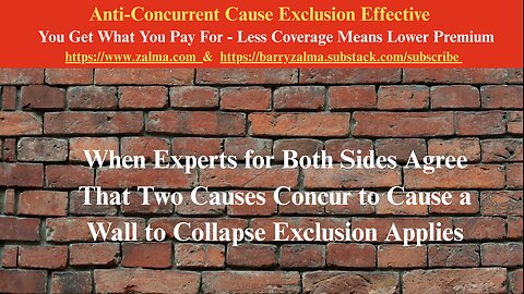 Anti-Concurrent Cause Exclusion Effective