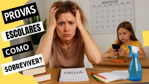 Como Me Organizo Para Estudar com a Minha Filha Durante as Provas Escolares