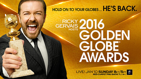 Ricky Gervais - 73rd Golden Globe Awards [US Television] 10 January 2016