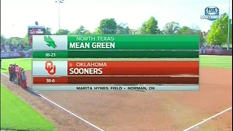2015 Softball - North TX @ OK (Game 1)