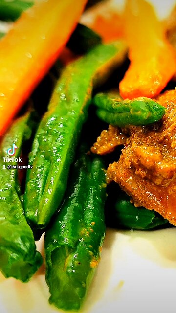 Curry Goat and Vegetables