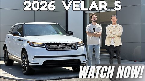 Modern Sophistication - 2026 Range Rover Velar S