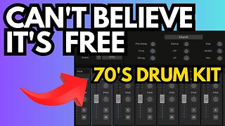 FREE 70s Drum Kit Meet Drum Locker by Assault Audio! 70s Acoustic Drum Kit Plug in