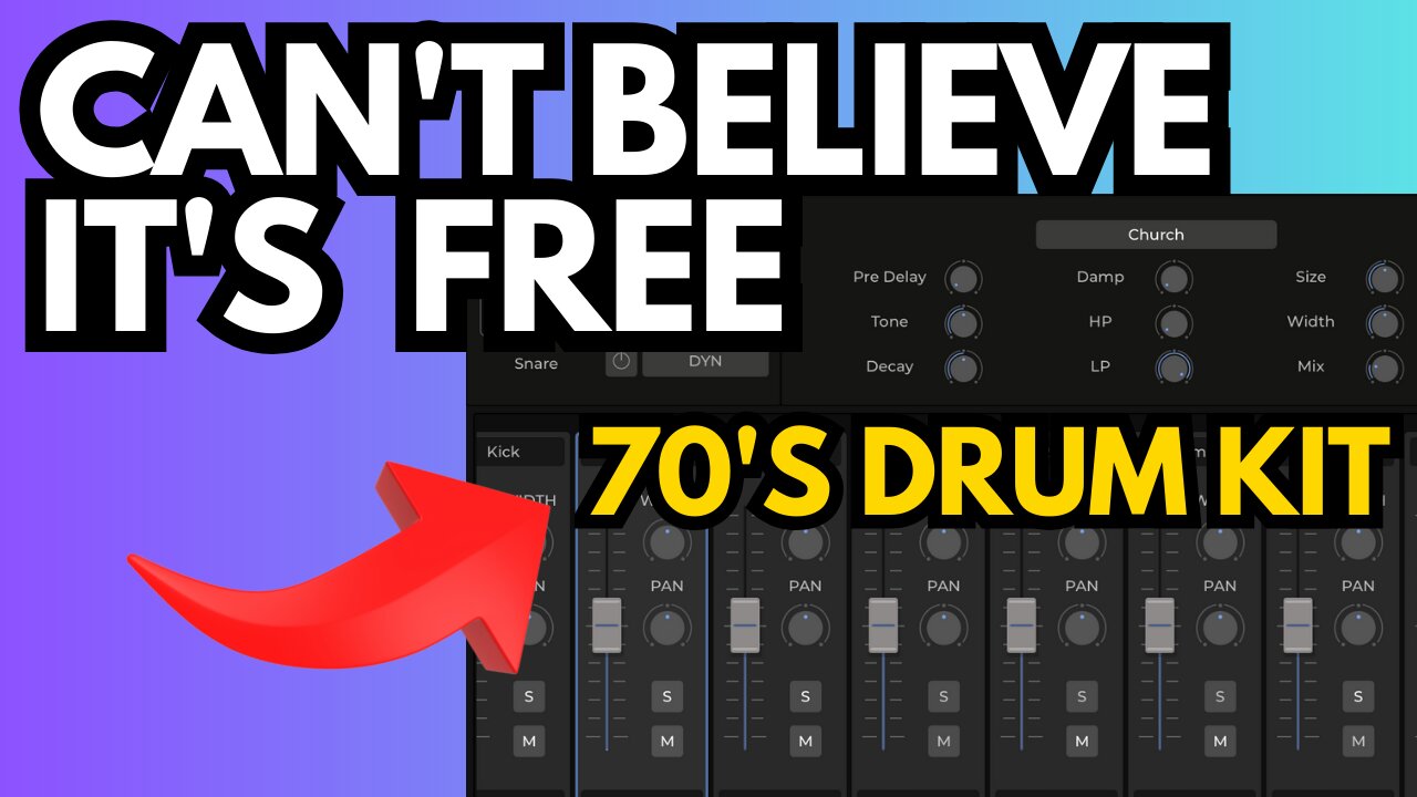 FREE 70s Drum Kit Meet Drum Locker by Assault Audio! 70s Acoustic Drum Kit Plug in