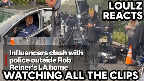 Asian Andy and SJC Troll Media Outside Rob Reiner's Home - Reacting To All The Clips