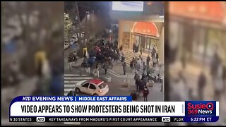 Video Appears to Show Protesters Being Shot in Iran