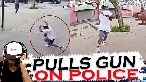 Man Pulls A Gun on Baltimore Officers