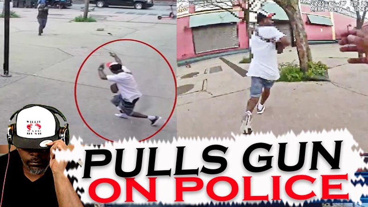 Man Pulls A Gun on Baltimore Officers