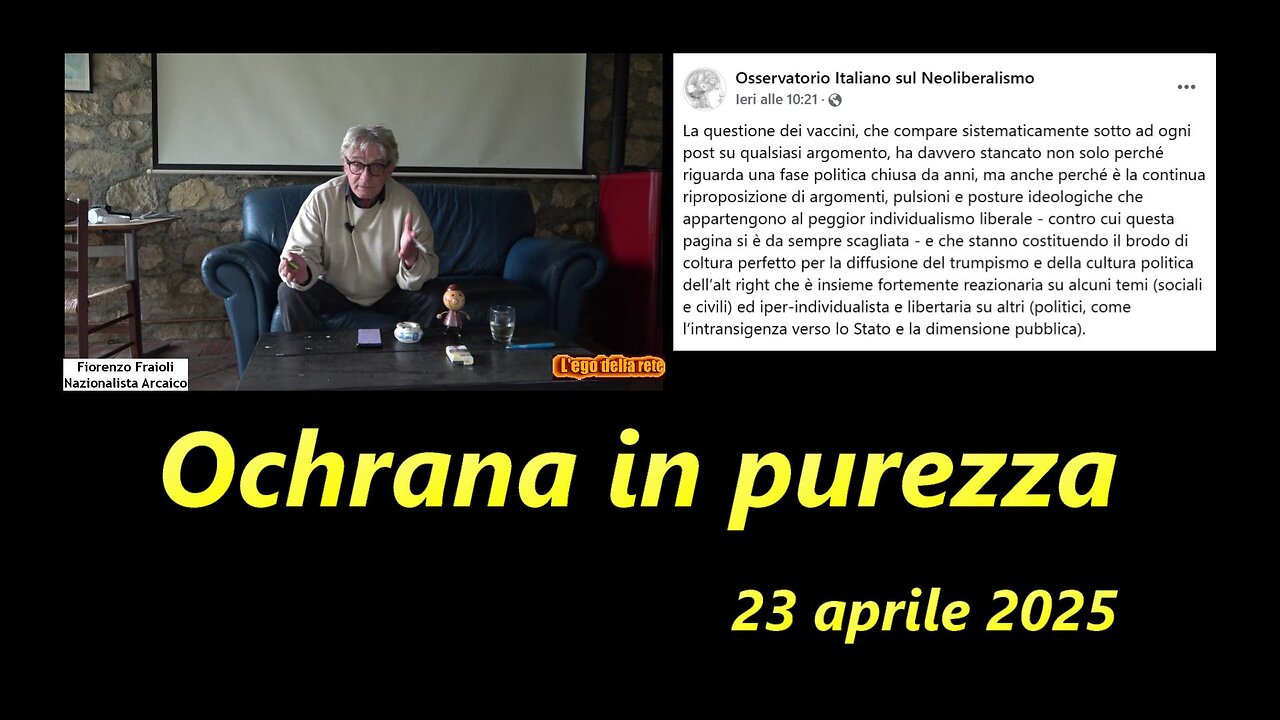 Ochrana in purezza - 23 aprile 2025