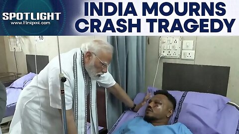 Ahmedabad_ PM Modi Visits Air India Boeing-787 Plane Crash Site_ Meets Survivor _ Spotlight _ N18G