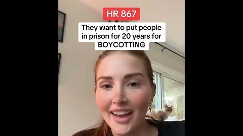 USA 🇺🇸 A US$1million fine or 20 years in PRISON for anyone who boycotts Israel!!!?! 🇮🇱