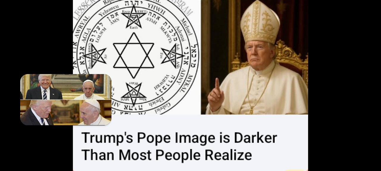 TRUMPS POPE IMAGE IS DARKER THAN MOST PEOPLE REALIZE