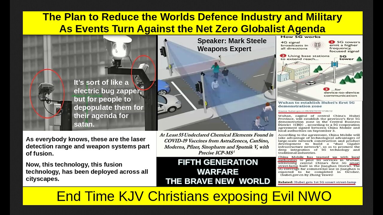 NWO Plan to Reduce the Worlds Defence Industry & Military