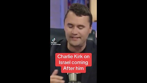 📹THROWBACK: Charlie Kirk complained about Israel lobby’s bullying tactics