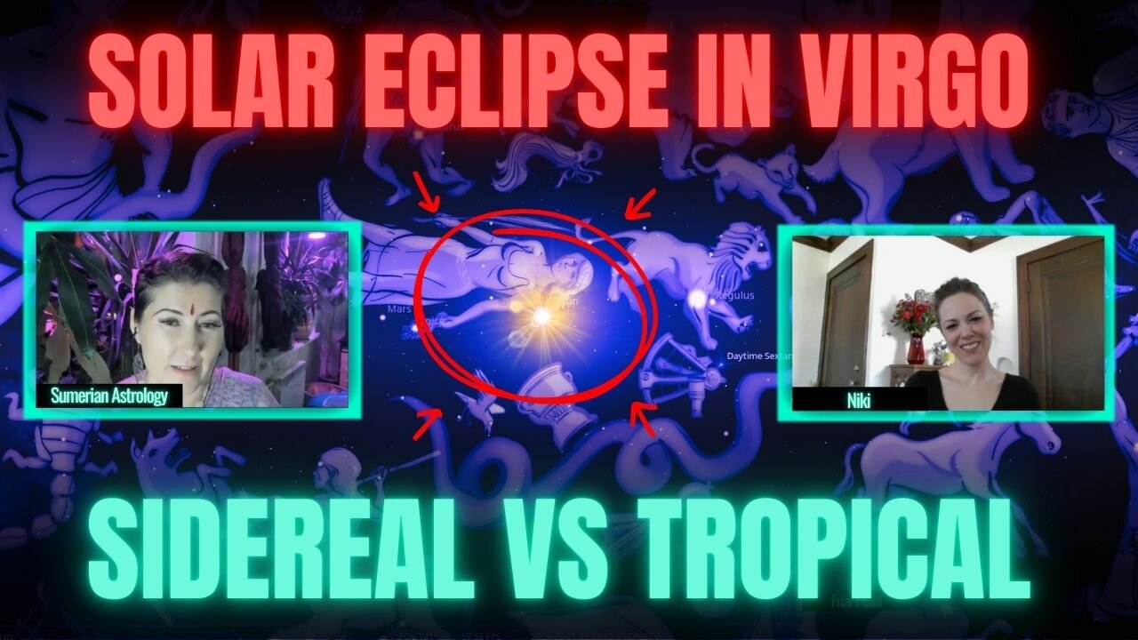 LV 🌑 Solar Eclipse Special Sidereal Astrology, Myth, Magick, Mysteries, & More Abbey Quinn Niki Tenn