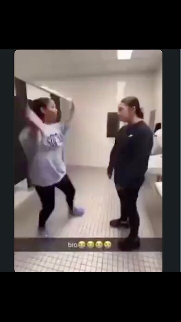 Smart ass bully gets her butt beaten - she asked for it.