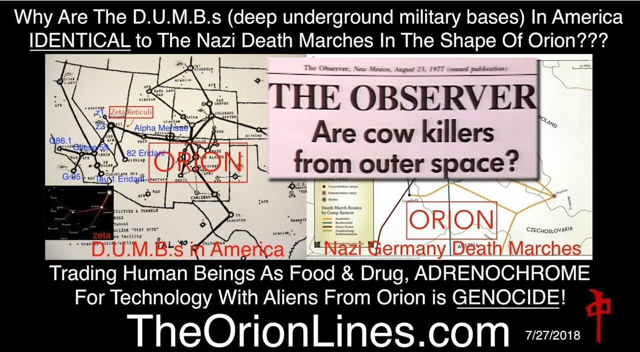 Cattle & Human Mutilations near and around military bases (compilation version)