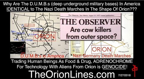 Cattle & Human Mutilations near and around military bases (compilation version)