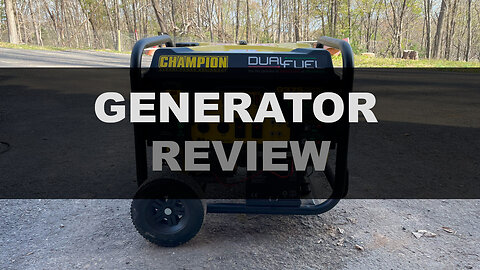 Champion Dual Fuel Generator Review (7500 Watt Propane / Gasoline)
