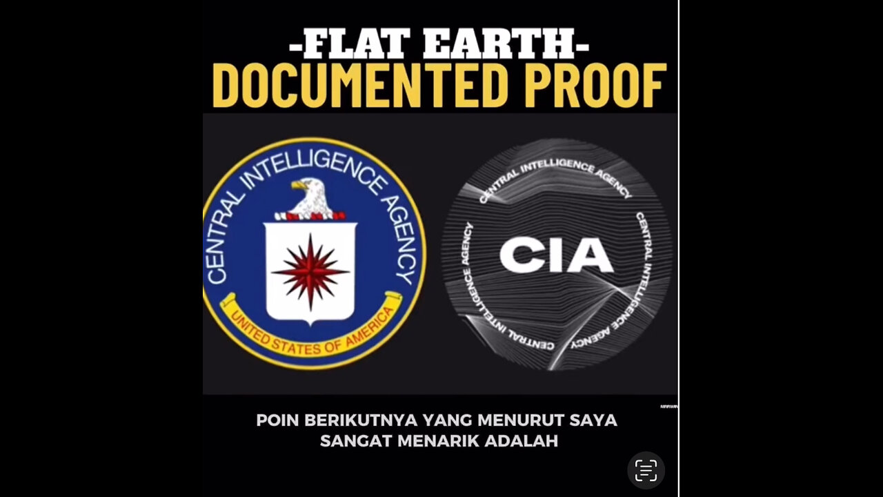 CIA ‼️ FLAT EARTH- DOCUMENTED PROOF