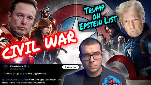 *BOMBSHELL* Elon says Trump is in the Epstein Files. CIVIL WAR is here. Big bill drama TC 6/5/25