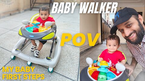Buying First Baby Walker for Abdul Raheem 👶