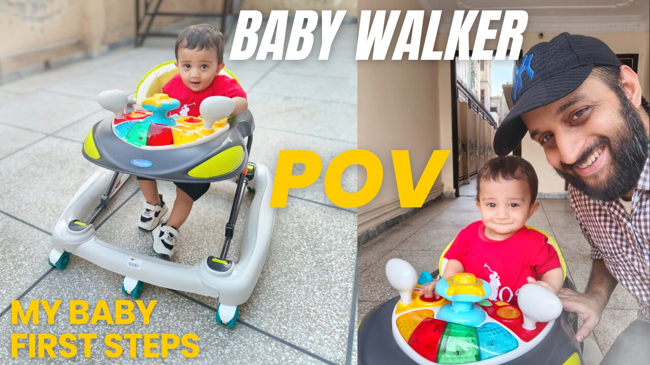Buying First Baby Walker for Abdul Raheem 👶