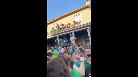 16 people injured after a roof collapses at a St. Patrick's Day frat party