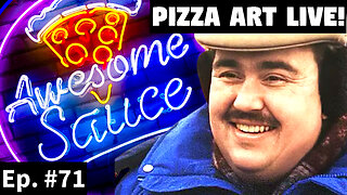 Awesome Sauce PIZZA ART LIVE Ep. #71: Thanksgiving with Planes, Trains, and Automobiles!