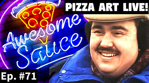 Awesome Sauce PIZZA ART LIVE Ep. #71: Thanksgiving with Planes, Trains, and Automobiles!