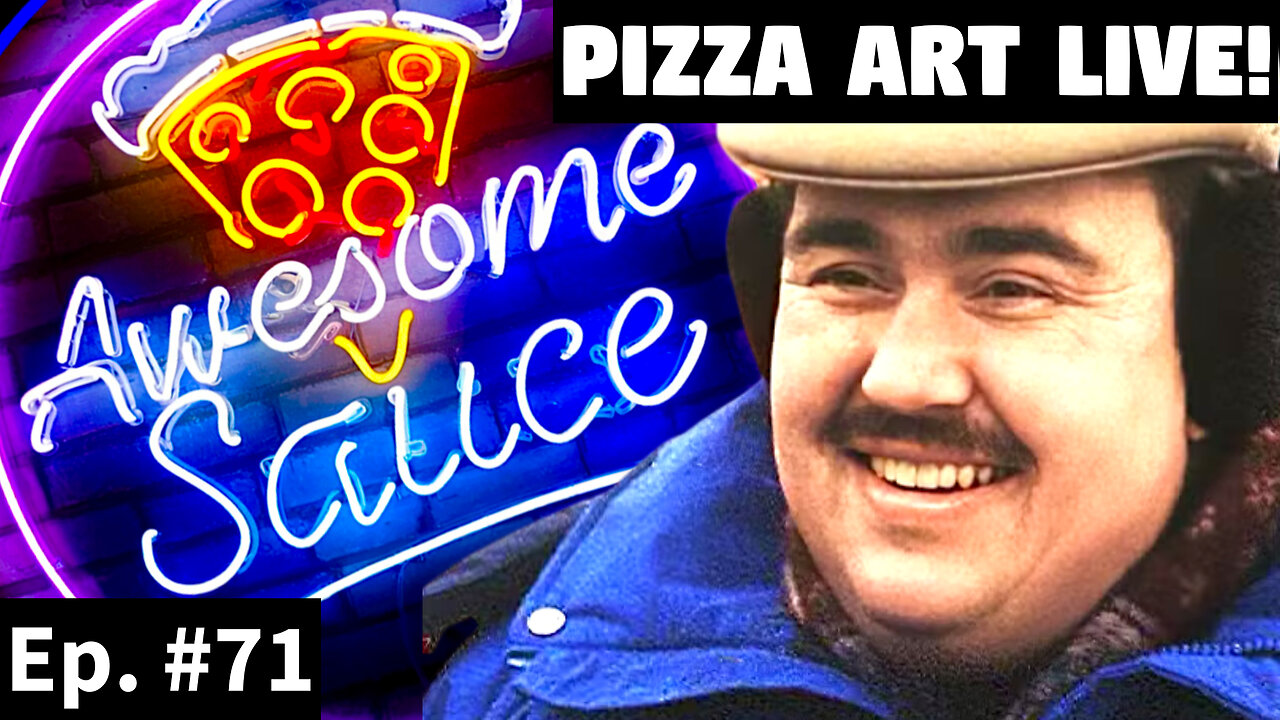 Awesome Sauce PIZZA ART LIVE Ep. #71: Thanksgiving with Planes, Trains, and Automobiles!