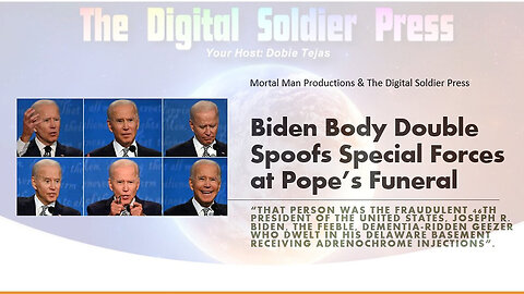 Biden Body Double Spoofs Special Forces at Pope's Funeral