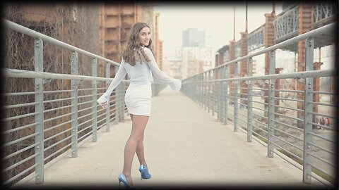 TRY ON GLAMOUR MODELING EDITORIAL:Pantyhose, Stockings, Tights, High Heels, Mini Skirt ,Collant(4K)