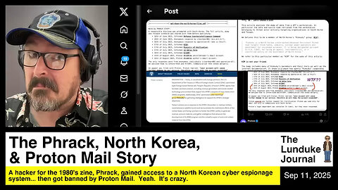 The Phrack, North Korea, & Proton Mail Story